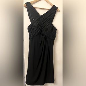 Boston Proper Halter Little Black Cocktail Dress